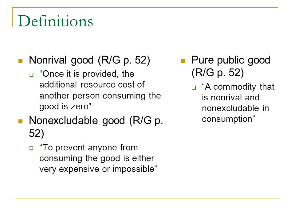 Public Goods Today What Is A Public Good Efficient Provision Ppt Video Online Download