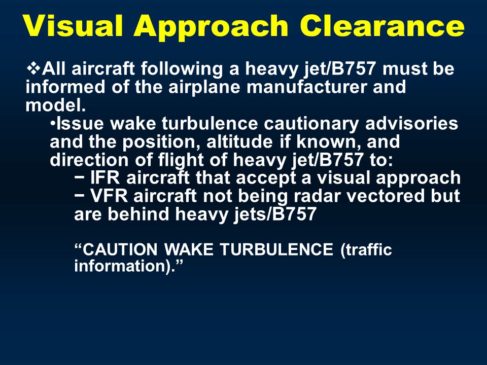 Charted Visual Flight Procedures