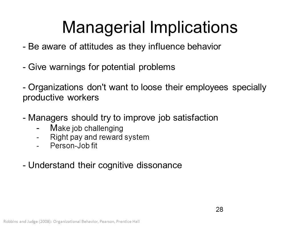 managerial implications examples