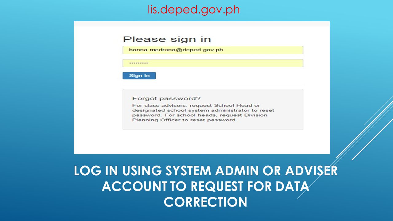 Lis Deped Gov Ph School Forms School Style