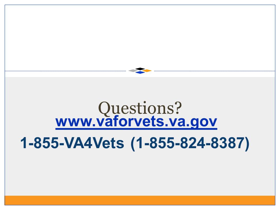 Questions VA4Vets ( )