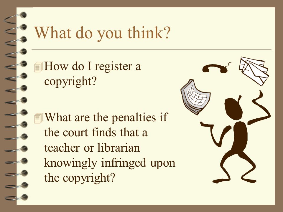 What do you think How do I register a copyright