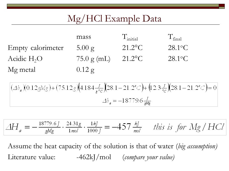 Calorimetry And Hess S Law Ppt Video Online Download