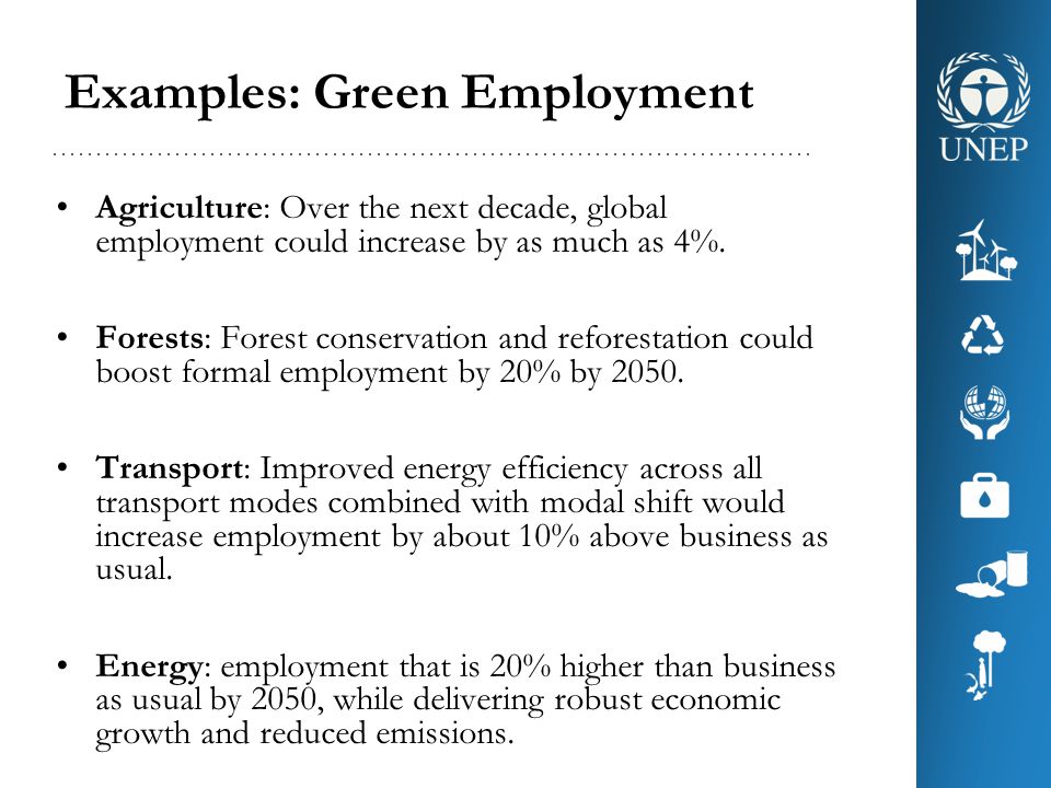 Examples: Green Employment