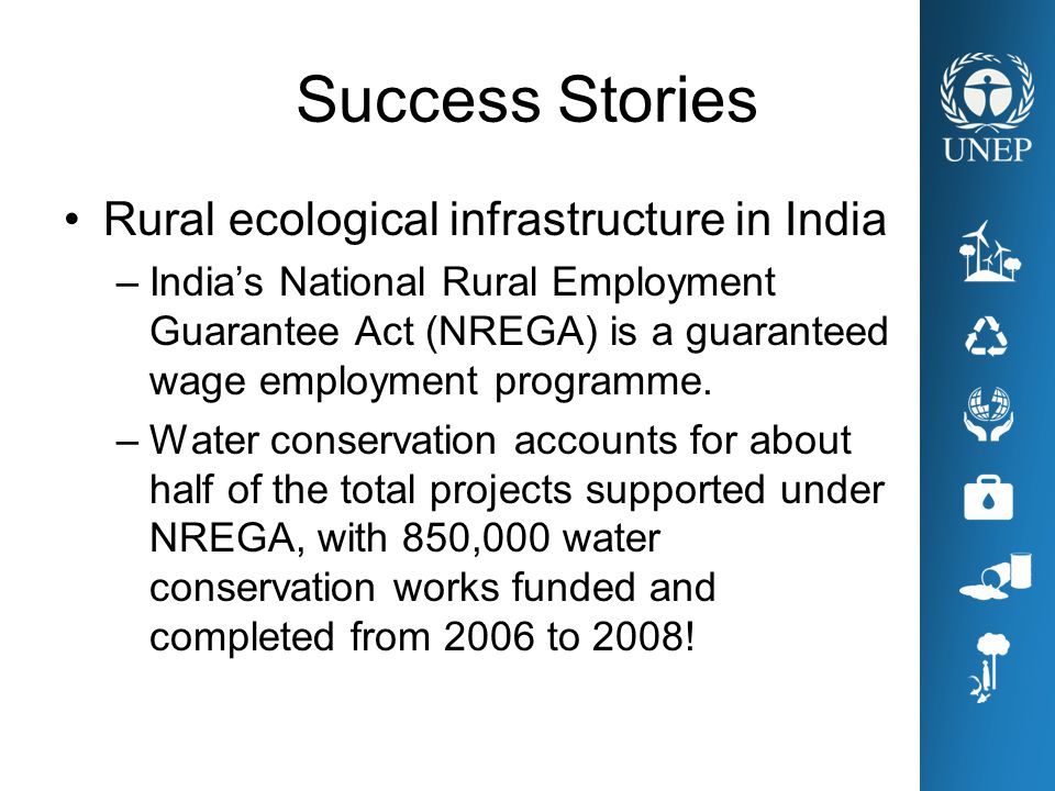 Success Stories Rural ecological infrastructure in India
