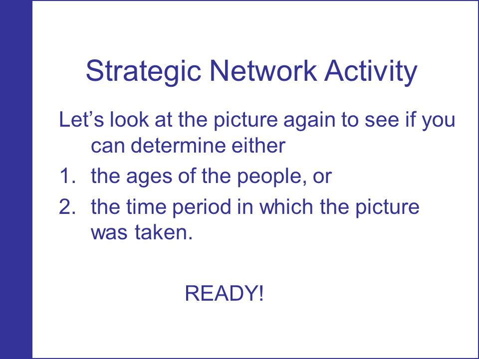 Strategic Network Activity