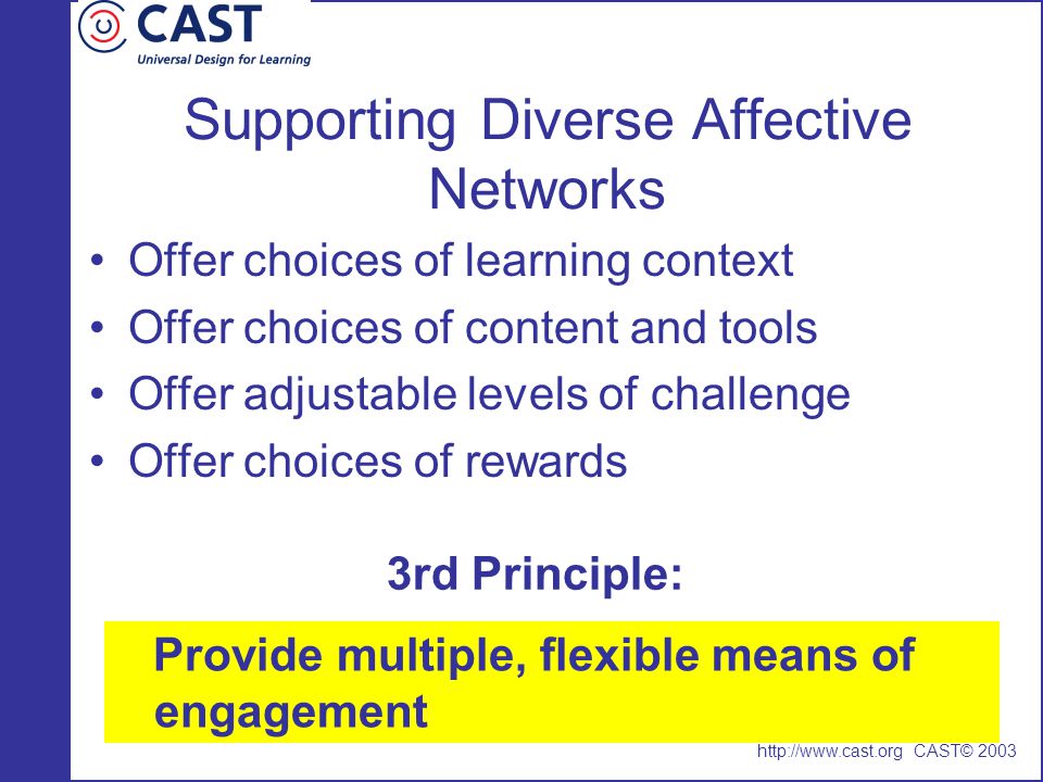 Supporting Diverse Affective Networks