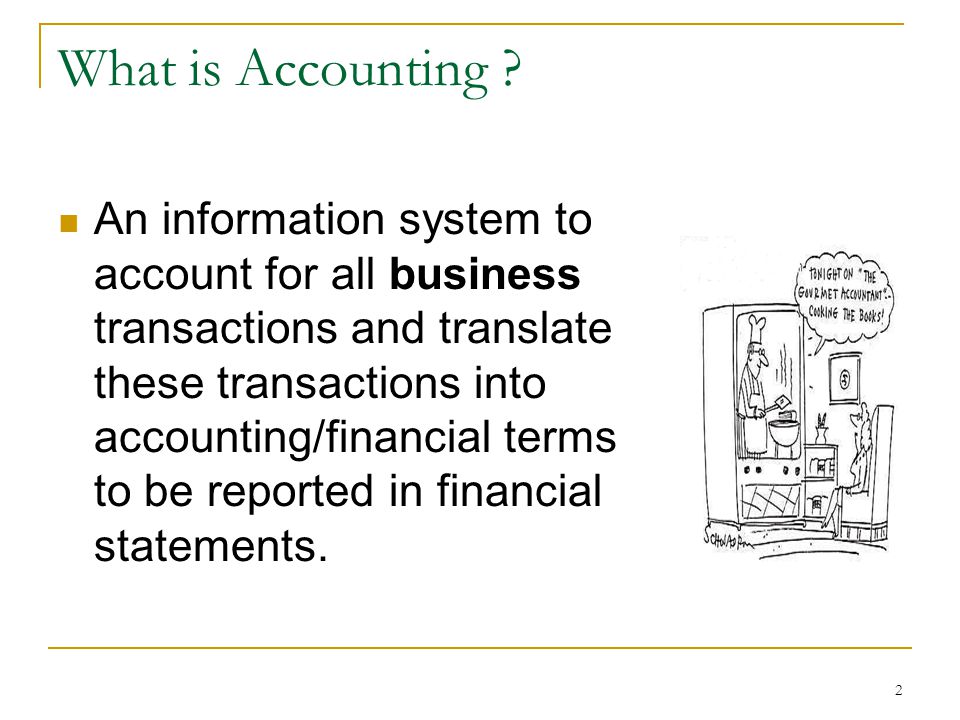 Learning Objectives What Is Accounting Ppt Video Online Download