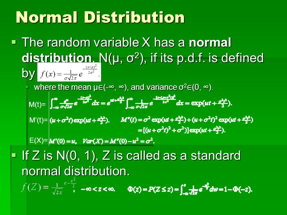 Normal Distribution Ch5 Ppt Video Online Download