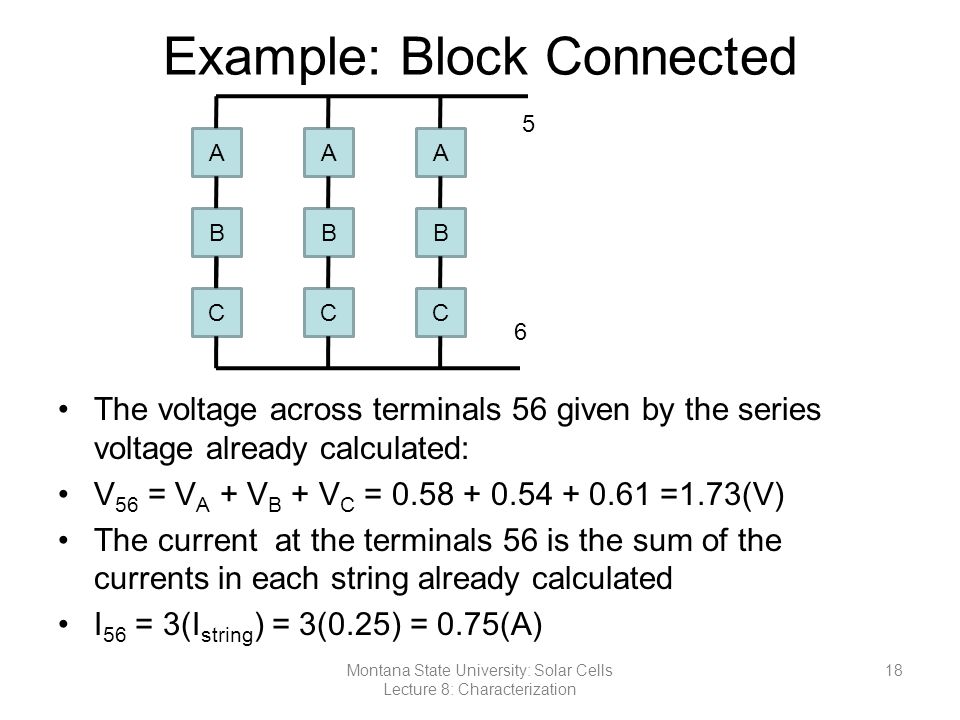 Example: Block Connected