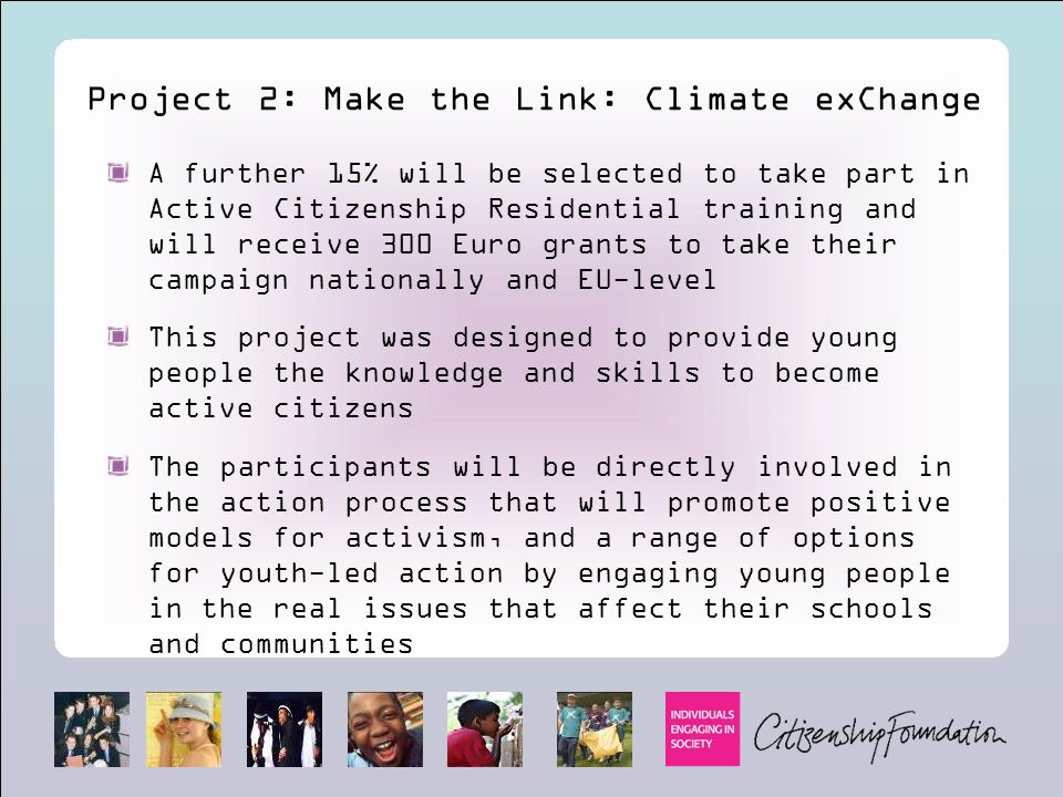 Project 2: Make the Link: Climate exChange