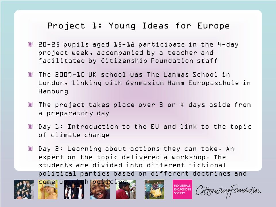 Project 1: Young Ideas for Europe