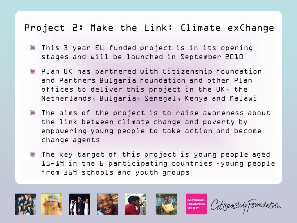 Project 2: Make the Link: Climate exChange