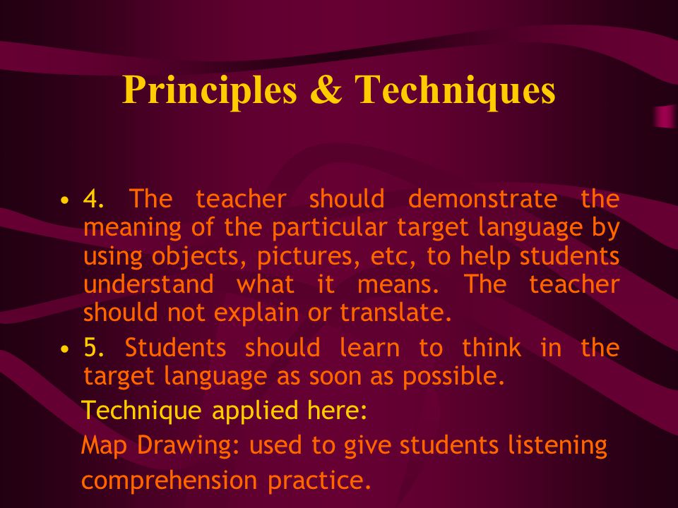 Principles & Techniques