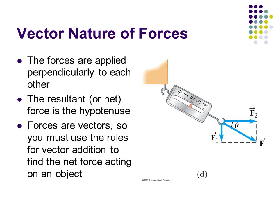 Vector Nature of Forces