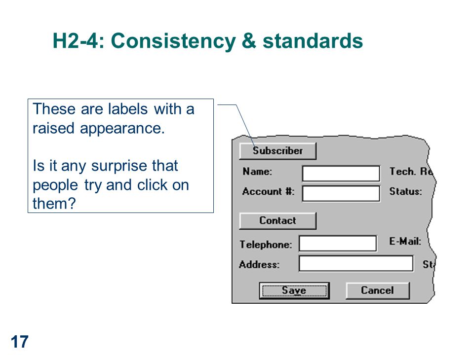 H2-4: Consistency & standards