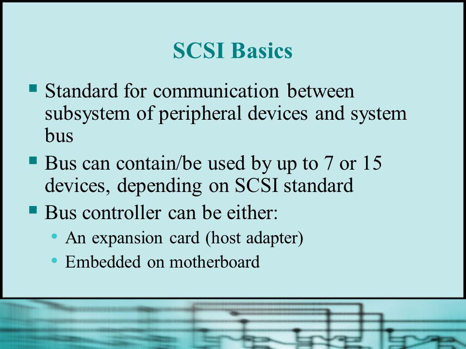 Chapter 22 All About Scsi Ppt Video Online Download