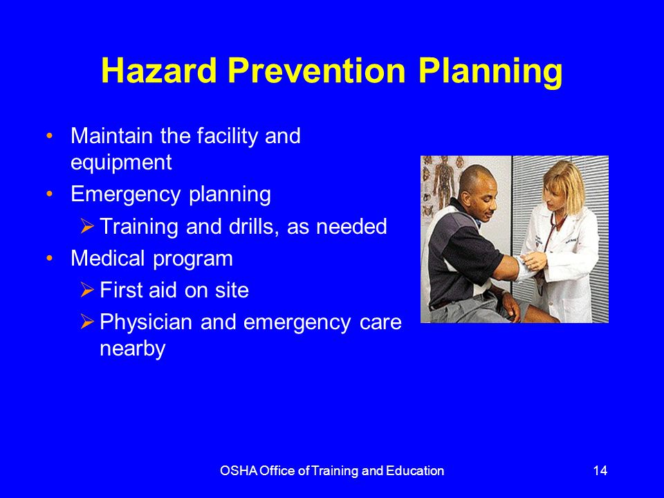 Hazard Prevention Planning