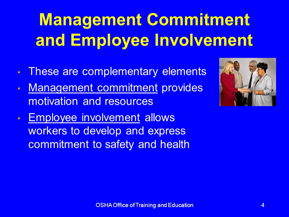 Management Commitment and Employee Involvement