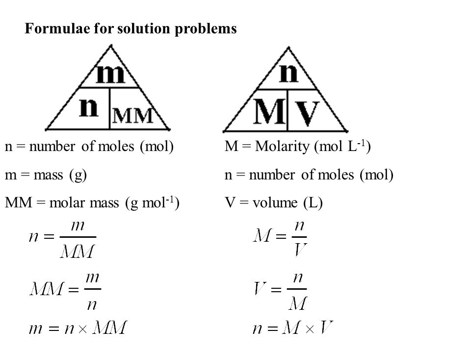 Molarity 2 Molarity M This Is The Most Common Expression Of Concentration M Molarity Moles Of Solute Mol Liters Of Solution L Units Are Ppt Download