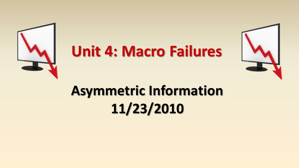 Asymmetric Information
