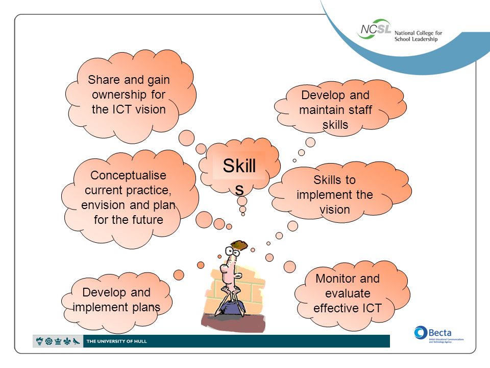 Skills Share and gain ownership for the ICT vision
