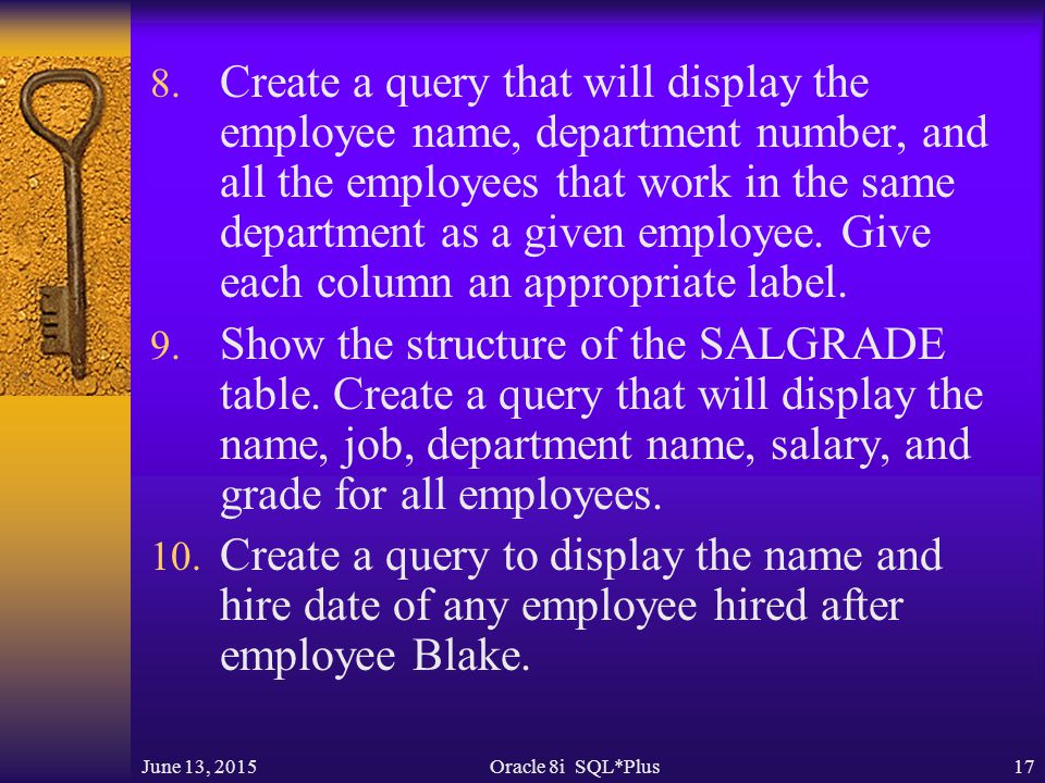 Create a query that will display the employee name, department number, and all the employees that work in the same department as a given employee. Give each column an appropriate label.