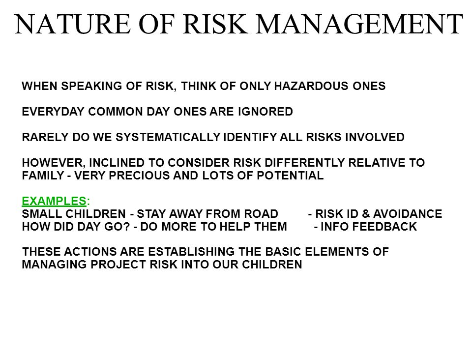 Project Risk Management - ppt download