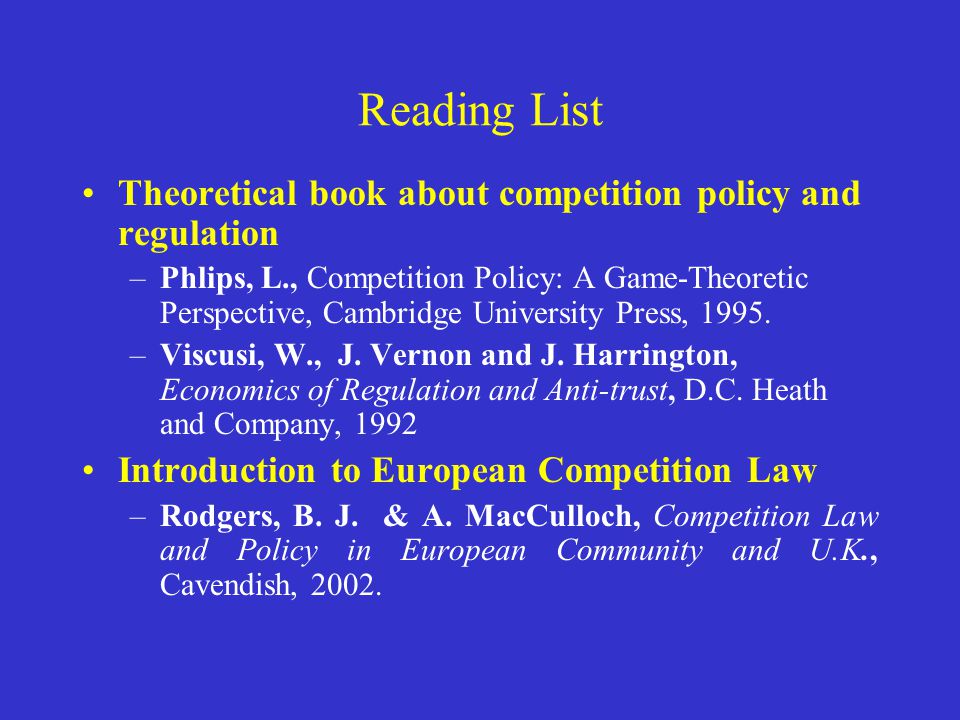 Competition, Regulation & Business Strategy. - ppt video online download