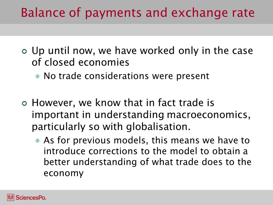 The balance of payments and the exchange rate - ppt video online download