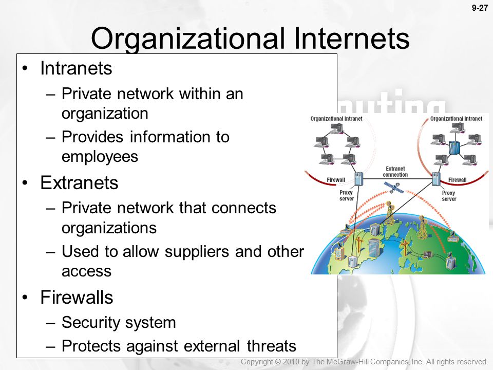 Organizational Internets
