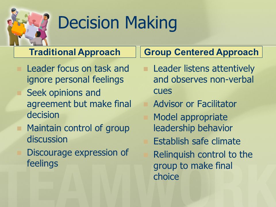 Group Centered Approach