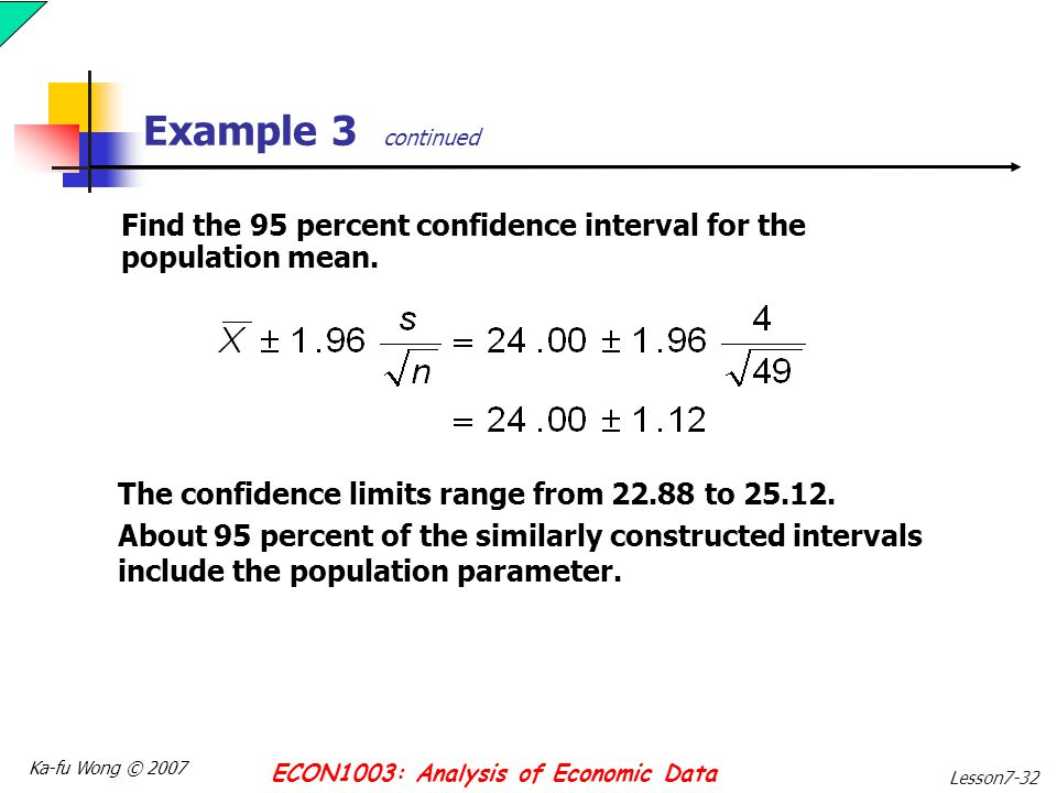 Estimation and Confidence Intervals - ppt video online 