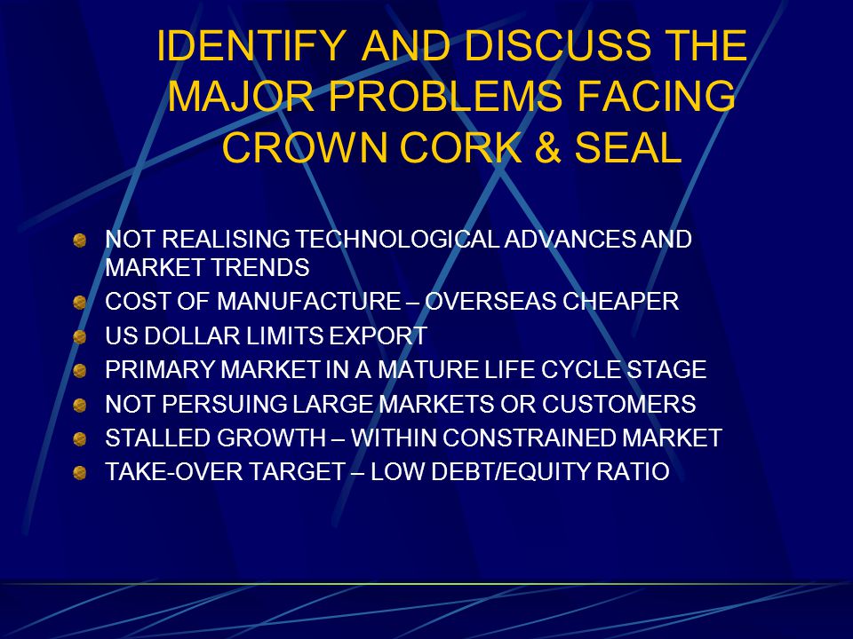 crown cork and seal case study analysis