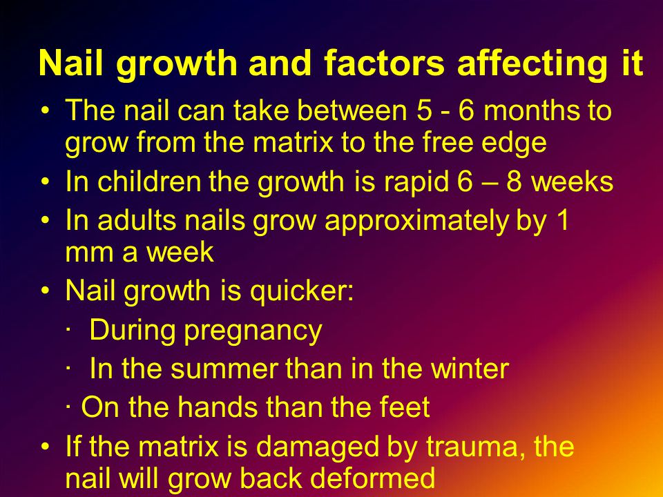 Nail Growth Evaluation and Factors Affecting Nail Growth | SpringerLink