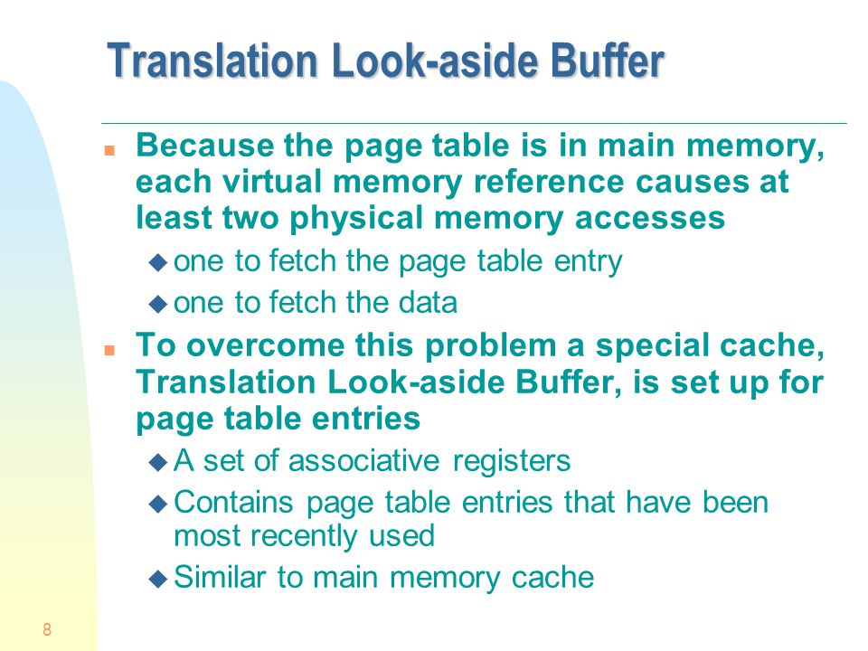 Translation Look-aside Buffer
