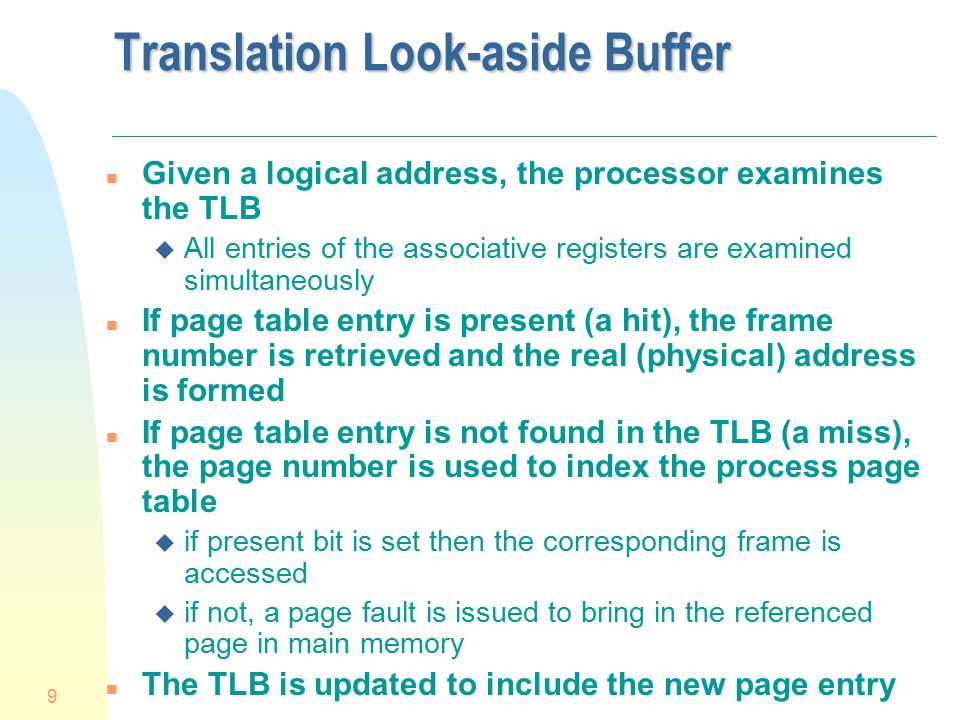 Translation Look-aside Buffer