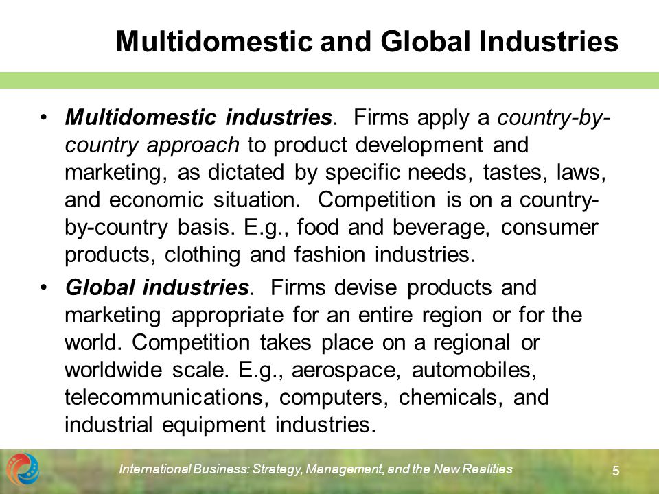 multidomestic corporation examples