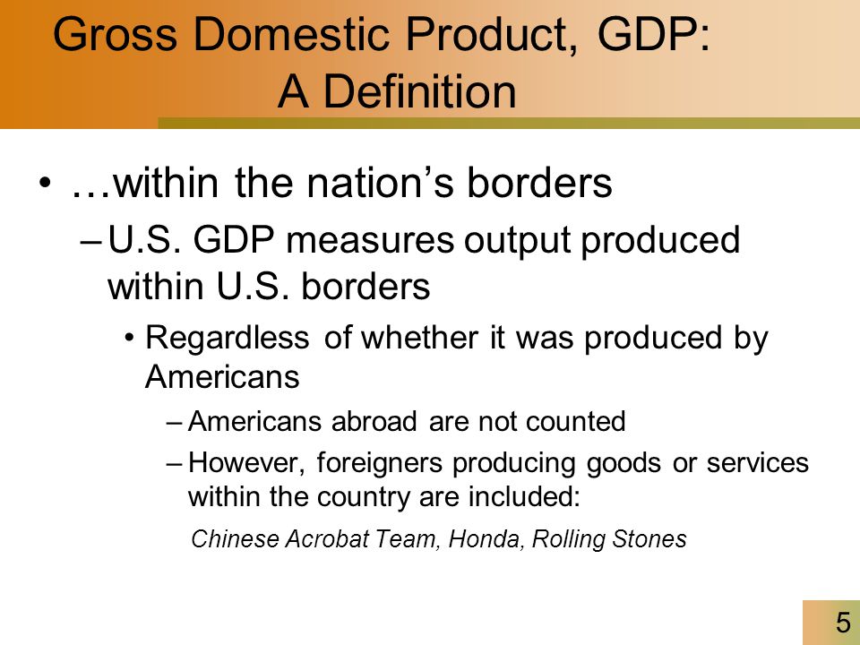 gross domestic product definition for kids