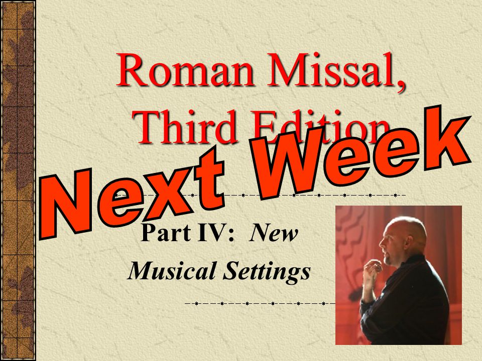 Roman Missal, Third Edition