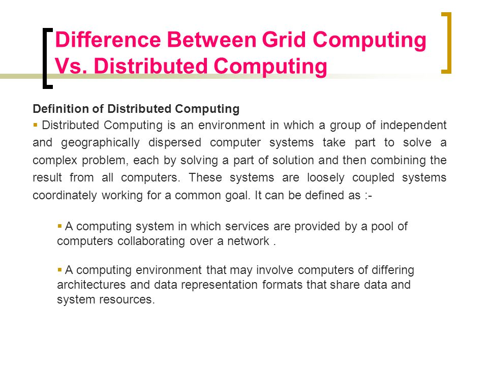 DISTRIBUTED AND HIGH-PERFORMANCE COMPUTING - ppt video online download