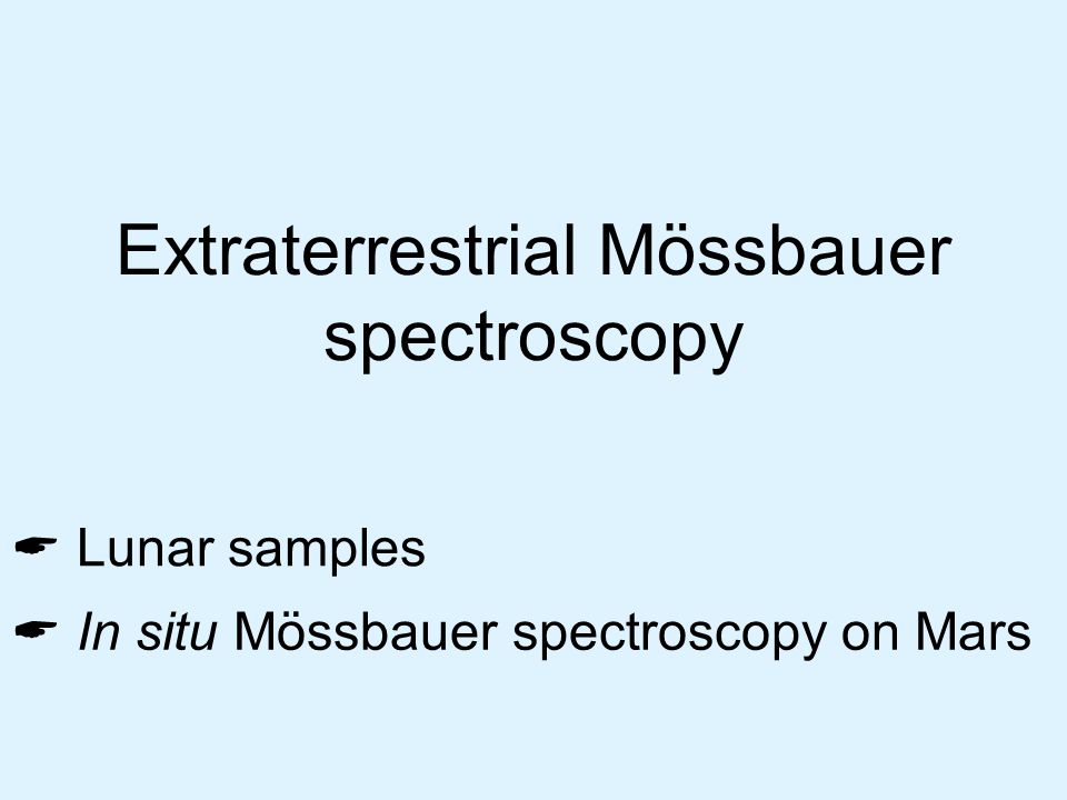 57Fe Mössbauer Spectroscopy - ppt video online download
