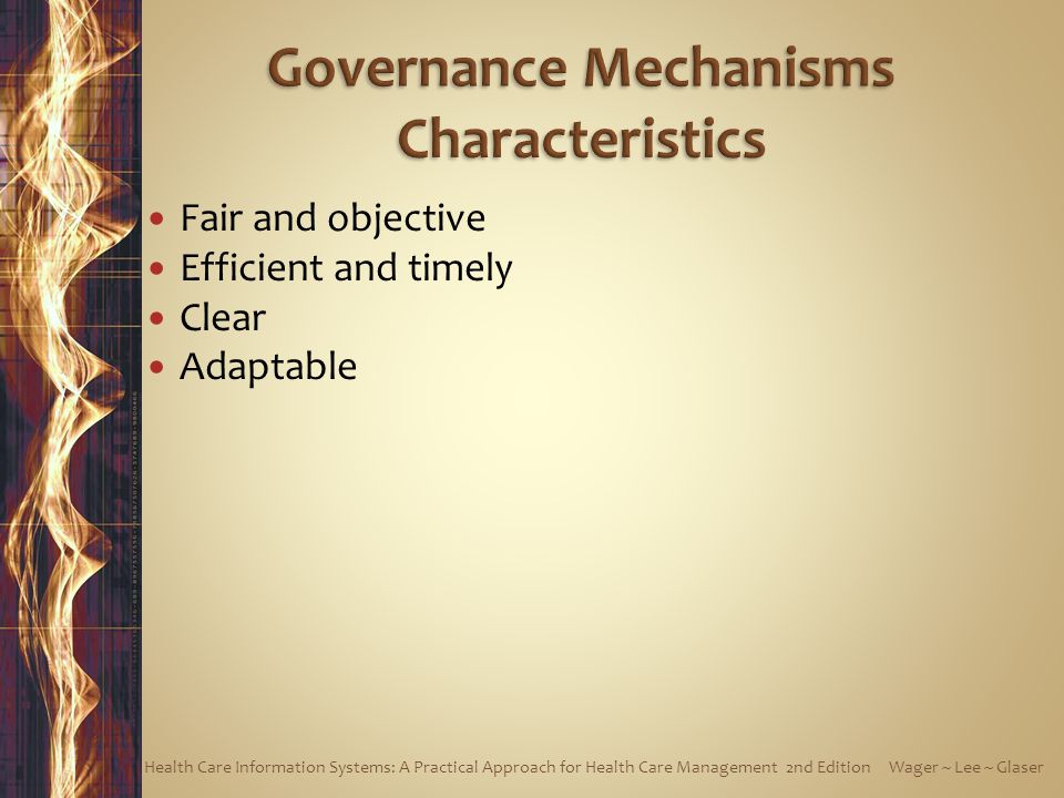 Governance Mechanisms Characteristics