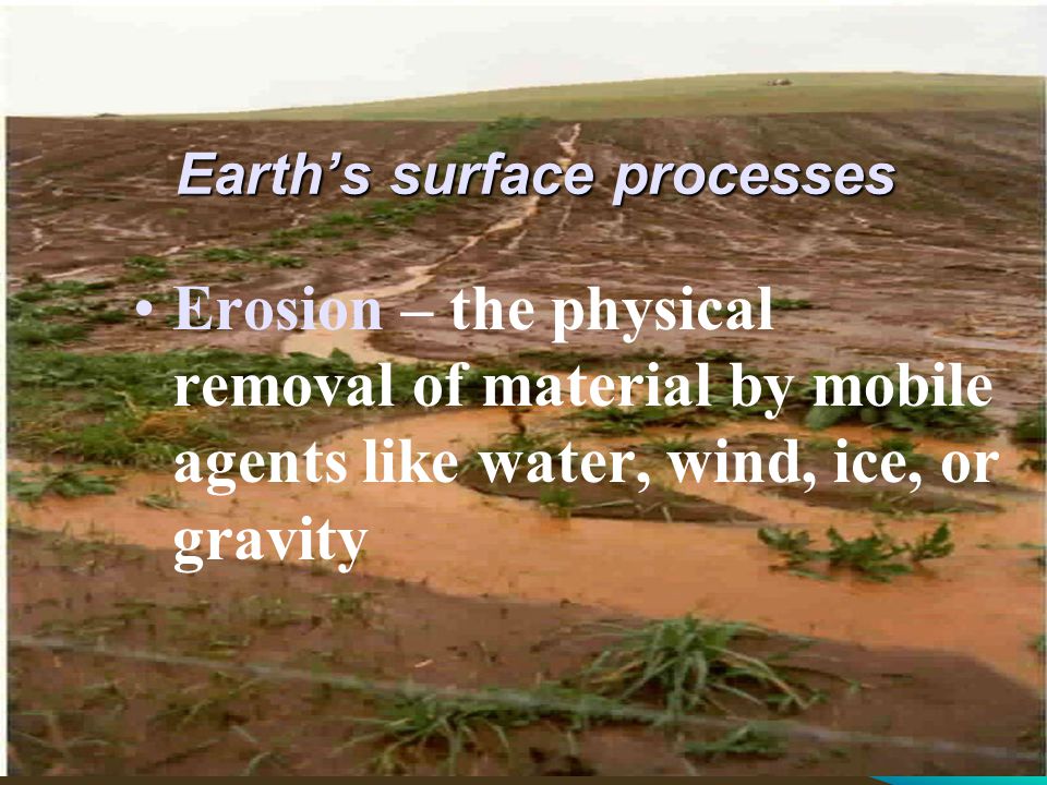 Earth’s surface processes