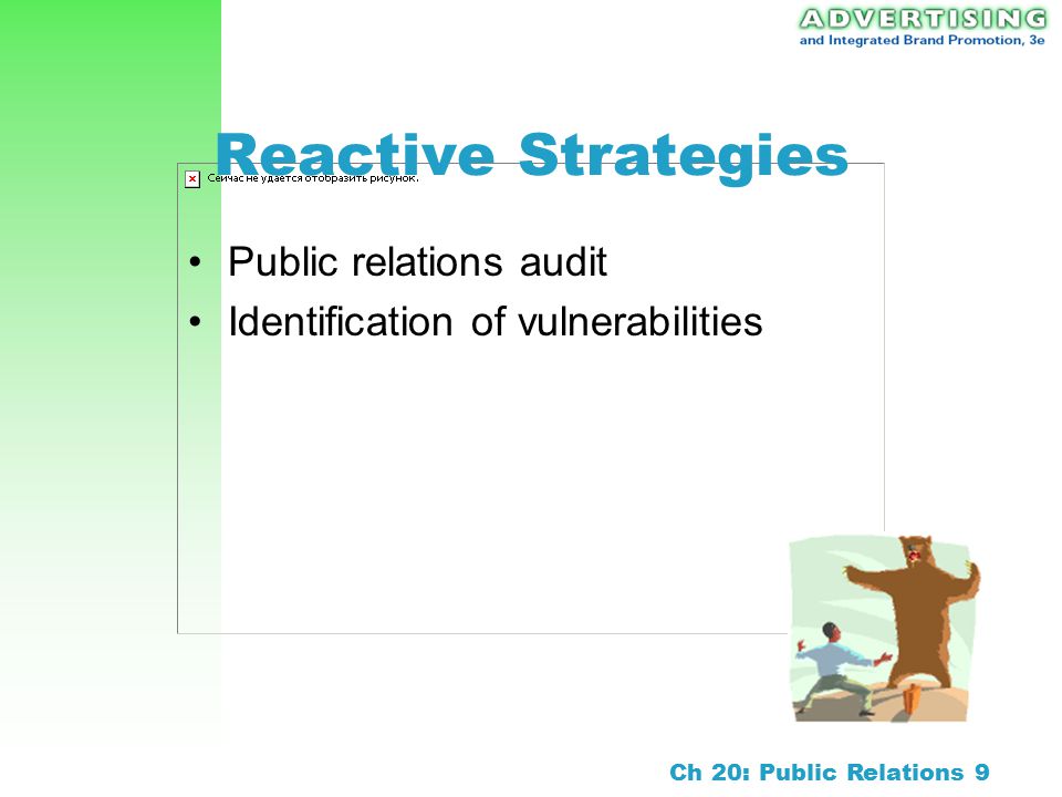 Reactive Strategies Public relations audit