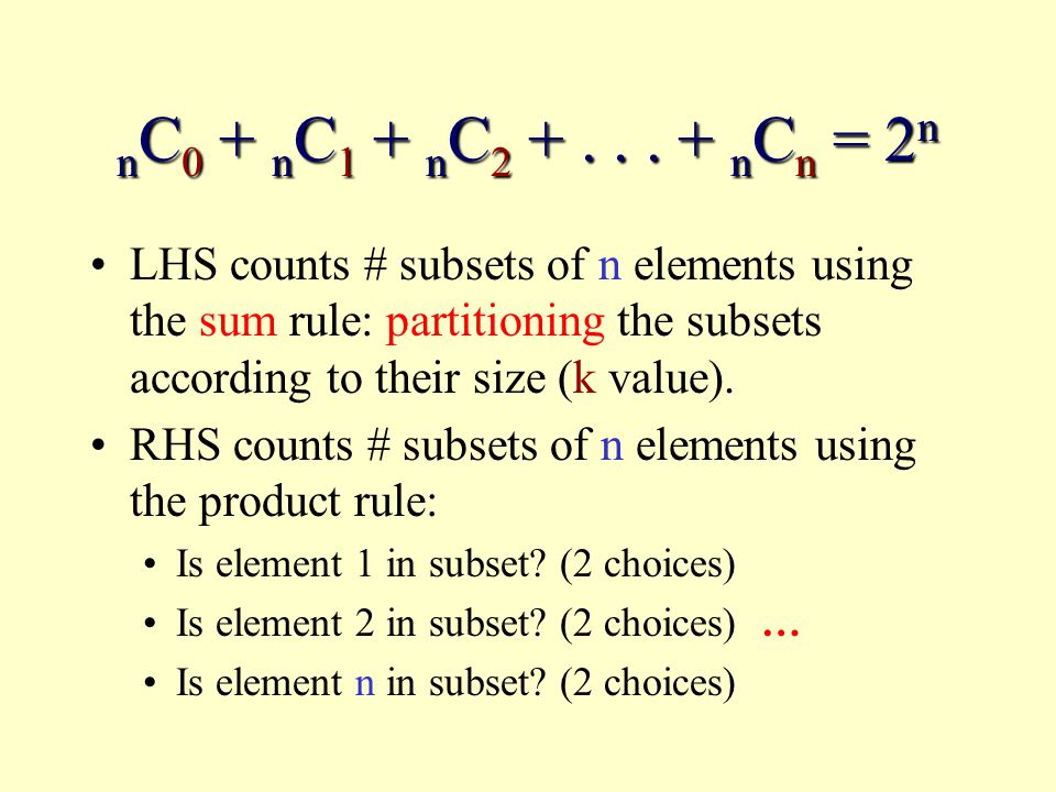 Binomial Identities Ppt Download