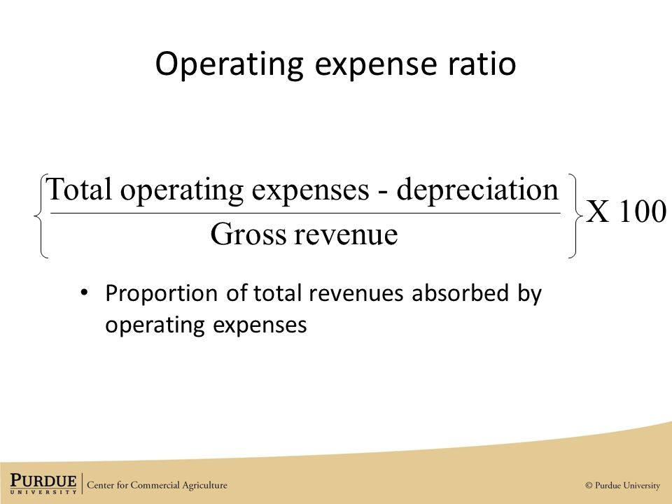 Operating expense ratio