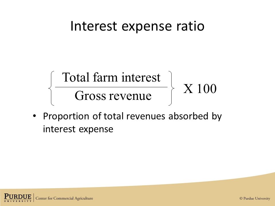 Interest expense ratio