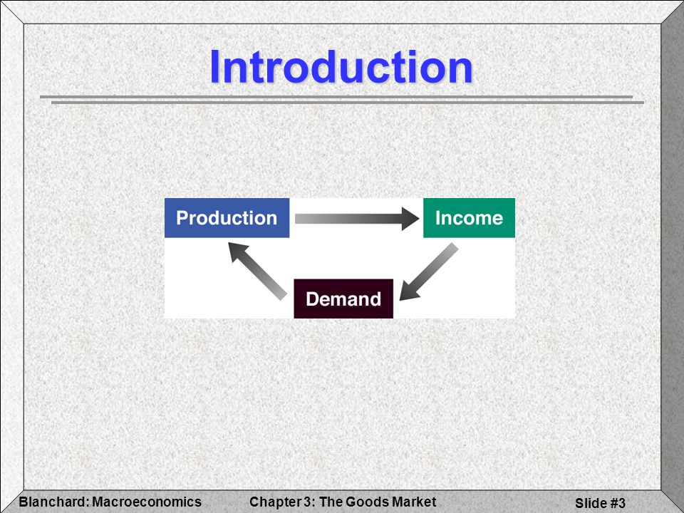 Introduction Blanchard: Macroeconomics