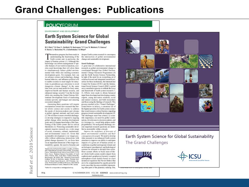 Grand Challenges: Publications
